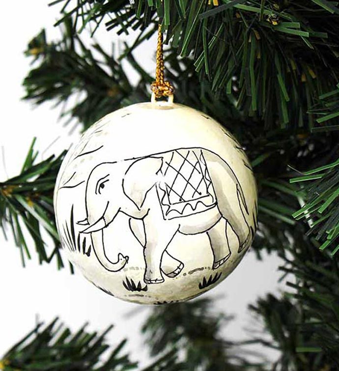 Handpainted Ornament Elephant